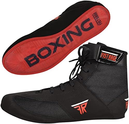 עור בעיטת אגרוף נעלי לחימה ספורט מאסטר אימון רשת יוניסקס פרו גברים של ובני נוער אמיתי אתחול אור משקל | שחור צבע